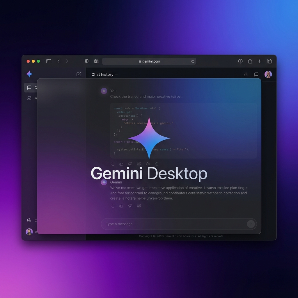 Gemini Desktop App Interface